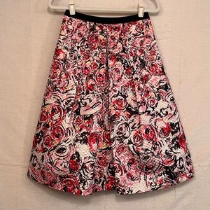 Phoebe Couture Flower Print Skirt